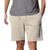 Columbia | Men's Trek Relaxed-Fit Stretch Logo-Print Fleece Shorts, 颜色Charcoal Heathe