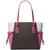 Michael Kors | Logo Voyager Large East West Tote, 颜色Deep Fuchsia Triscale