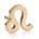 商品第2个颜色LEO, Zoe Chicco | Itty Bitty 14K Yellow Gold Zodiac Sign Single Stud Earring