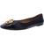 color Perfect Navy/Perfect Navy, Tory Burch | Tory Burch Womens Chelsea Leather Slip On Ballet Flats