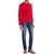 Club Room | Club Room Mens Cashmere Knit Crewneck Sweater, 颜色College Red