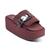 DKNY | Women's Vizer Platform Slide Sandals, 颜色Bordeaux