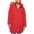 商品Tommy Hilfiger | Women's Faux-Fur-Trim Hooded Puffer Coat颜色Crimson