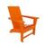 颜色: Orange, Westin Furniture | Furniture Modern Plastic Folding Adirondack Chair