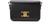color black, Celine | Triomphe中号亮泽牛皮革肩背包