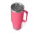 颜色: Tropical Pink, YETI | YETI Rambler Tumbler with Handle and Straw Lid, Vacuum Insulated Travel Mug, Stainless Steel