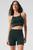 颜色: Charcoal Green, Alo | Seamless Ribbed Favorite Bra Tank - Charcoal Green