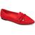 Journee Collection | Journee Collection Womens Muriel Faux Leather Slip On Loafers, 颜色Red