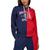 商品Tommy Hilfiger | Women's Active color blocked with split graphic hoodie颜色Navy