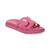 color Carmine Rose, Sam Edelman | Women's Valeri Logo Emblem Footbed Slide Sandals