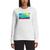 商品The North Face | Women's Long-Sleeve Graphic Injection T-Shirt颜色Tnf White/acoustic Blue