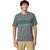颜色: Line Logo Ridge Stripe/Sleet Green X-Dye, Patagonia | Capilene Cool Daily Graphic Short-Sleeve Shirt - Men's