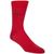 Calvin Klein | Men's Socks, Giza Cotton Flat Knit Crew, 颜色Red