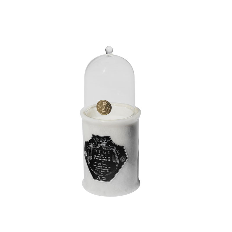 商品Buly1803 | 大理石系列香薰蜡烛300g 室内香氛摆件颜色「重返埃及-白色」