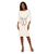 Adrianna Papell | Stretch Crepe Tie Front Dress with Contrast Tipping, 颜色Ivory/Black