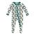 KicKee Pants | Print Footie with Two-Way Zipper (Infant), 颜色Natural Holiday Wreath