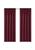 商品第6个颜色Burgundy, Kate Aurora | Kate Aurora Ultra Lux Faux Silk Regency Crinkle Rod Pocket Semi Sheer Curtain Panel - 52 in. W x 84 in. L, White