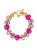 商品第2个颜色PINK, Brinker & Eliza | Jolly 24K Antique Gold-Plated & Glass Bead Toggle Bracelet