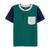 商品Carter's | Toddler Boys Short Sleeved Henley颜色Green