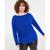 Charter Club | Plus Size 100% Cashmere Shirttail Sweater, Created for Macy's, 颜色Bright Blue
