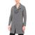 color Black White, RON TOMSON | Modern Longline Zippered Cardigan