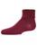 颜色: Zinfandel, Memoi | Little Girls Unisex Triple Roll Cotton Blend Ankle Socks