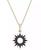 颜色: Black Diamond, Wrapped | Diamond Sun Pendant Necklace (1/10 ct. t.w.) in 14k Gold Created for Macy's (Also available in Black Diamond)