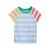 商品Epic Threads | Big Girls Shorts Sleeve Stripe T-shirt颜色Spacious Skies