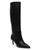 Steve Madden | Women's Lavan Pointed Toe High Heel Boots, 颜色Black Leather