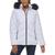 颜色: White, Tommy Hilfiger | Tommy Hilfiger Womens Insulated Detachable Hood Puffer Jacket