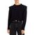 商品AQUA | Aqua Womens Chenille Crewneck Pullover Sweater颜色Black