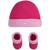 商品第1个颜色Dark Hyper Pink, NIKE | Baby Boys and Girls Swoosh Hat and Booties, 2 Piece Set