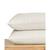 颜色: Natural ivory, California Design Den | 100% Organic Cotton Pillow Cases Queen / Standard Set Of 2, Authentic GOTS Certified, Soft & Cooling Percale Weave Cotton Pillowcases with envelope closure by California Design Den