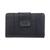 color Black, Mancini Leather Goods | Women's Pebbled Collection RFID Secure Clutch Wallet