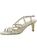 颜色: platino reflect, Nina | Neptune Womens Leather Open Toe Strappy Sandals