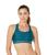 color Tourmaline Teal/Opal Green, Under Armour | Cross-Back Mid Bra