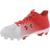 颜色: Red/White, Under Armour | Under Armour Mens Leadoff Mid RM Leather Cleat Baseball Shoes