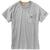 商品Carhartt | Men's Force Cotton Delmont SS T-Shirt颜色Heather Grey