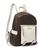Calvin Klein | Maya Signature Backpack, 颜色Brown/Khaki/White