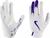 颜色: White/White/Court Purple, NIKE | Nike Adult Vapor Jet 8.0 Football Gloves