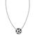颜色: Silver/Med Brown, Kendra Scott | Soccer Ball 19" Adjustable Pendant Necklace