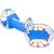 颜色: blue, Global Bazaar | 3 In 1 Child Crawl Tunnel Tent Ball Pit Set