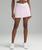 颜色: Meadowsweet Pink/White, Lululemon | V-Waist Mid-Rise Tennis Skirt