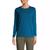 颜色: Baltic teal, Lands' End | Petite Relaxed Supima Cotton Long Sleeve Crew Neck T-Shirt