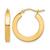 颜色: yellow, Diamond2Deal | 14k Gold 3mm Square Shape Tube Hoop Earrings