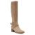 Anne Klein | Women's Maelie Knee High Microsuede Regular Calf Boots, 颜色Dark Natural Microsuede