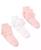 颜色: Pink/White, Trimfit | 3-Pack Decorative Socks, Little Girls & Big Girls