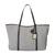 Ralph Lauren | Emerie Canvas and Leather Extra Large Tote, 颜色Natural_black/black