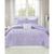 颜色: Purple/Silver, Mi Zone | Rosalie Metallic Heart 3-Pc. Comforter Set