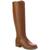 商品Style & Co | Style & Co. Womens Graciee Faux Leather Tall Knee-High Boots颜色Brown